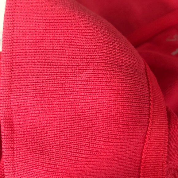 Calvin Klein Casual Cap Sleeve V Neck Cotton w Spandex Polo Shirt Coral Sz M - Picture 14 of 15